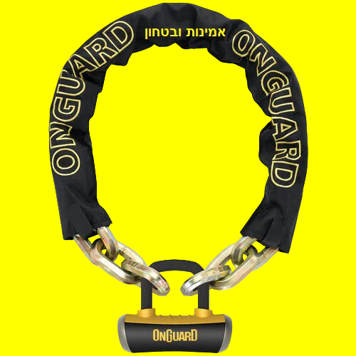 מנעול שרשרת ONGUARD BEAST 3006  קוטר 14 מ"מ אורך 110 ס"מ