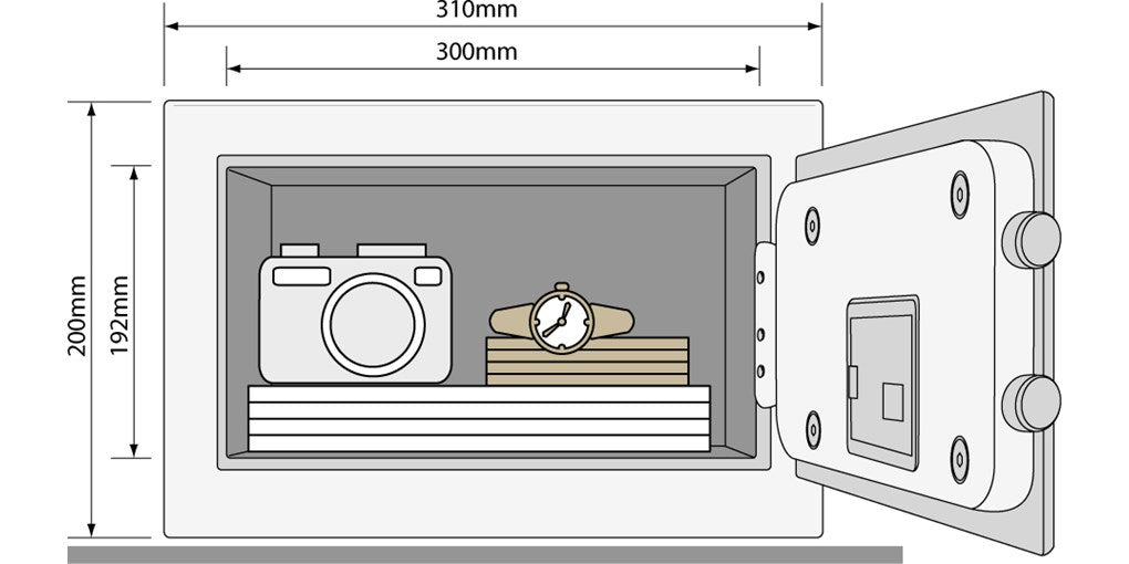 כספת יאל  מדיום Yale safe