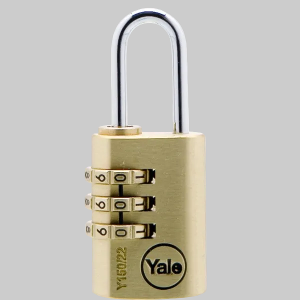 YALE מנעול קומבינציה 3 ספרות מפליז|אמינות ובטחון מנעולים ירושלים|יאל