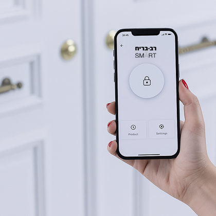 x מנעול חכם לדלת לוקאפ LockApp X